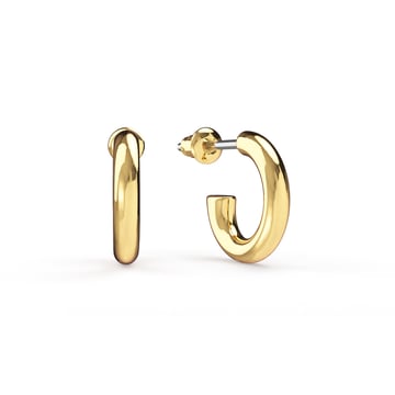 Basics Mix Hoop Carrier Earrings Gold Plated