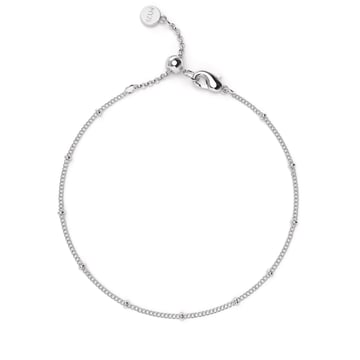 Droplet Bracelet Silver Plated