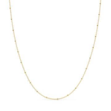 Droplet Carrier Necklace Gold Plated