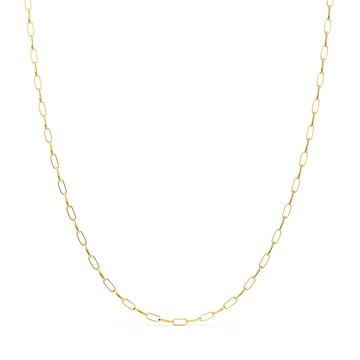 Cable Carrier Necklace Gold Plated