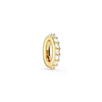 Eternity Mix Carrier Pendant Clasp Clear Gold Plated