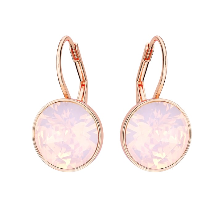 Bella Earrings 6 Carat Drop Earrings Rose Water Opal Crystals Rose Gold Plated