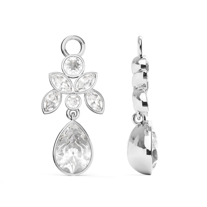 Medea Floral Drop Mix Charms Clear
