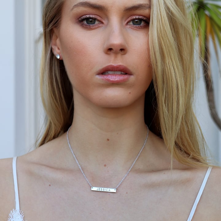 Signature Stud Earrings with Carat Clear Swarovski Crystals 3 Sizes Rhodium Plated