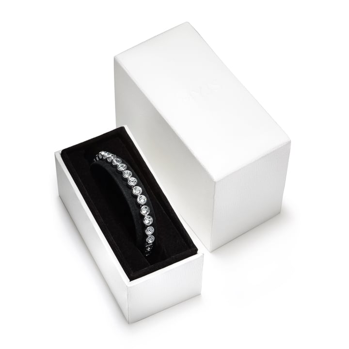 Tennis Bracelet with Swarovski Crystal Rhodium Plated
