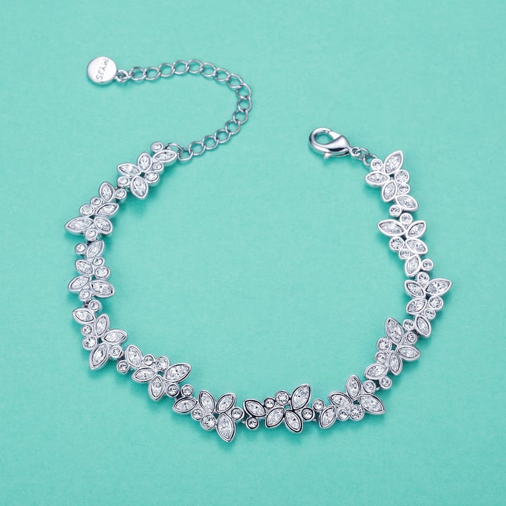 Enchanted Bracelet with Swarovski Crystals WGP MYJS Bridal