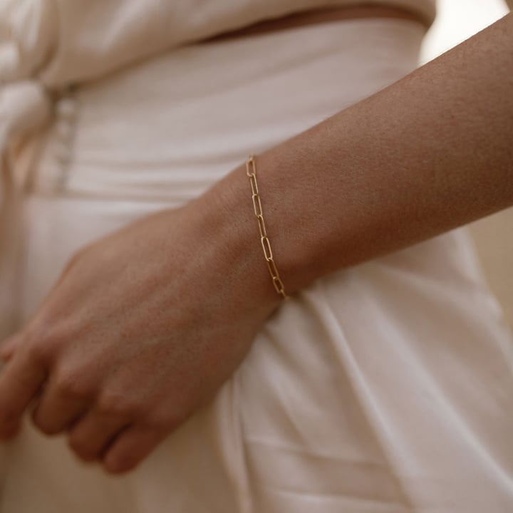 Link Bracelet Gold Plated