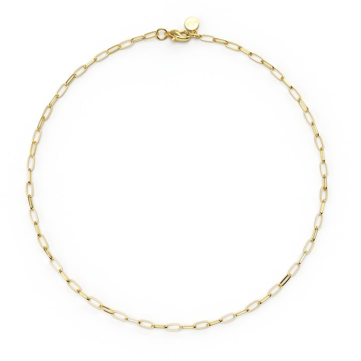 Cable Carrier Necklace Gold Plated