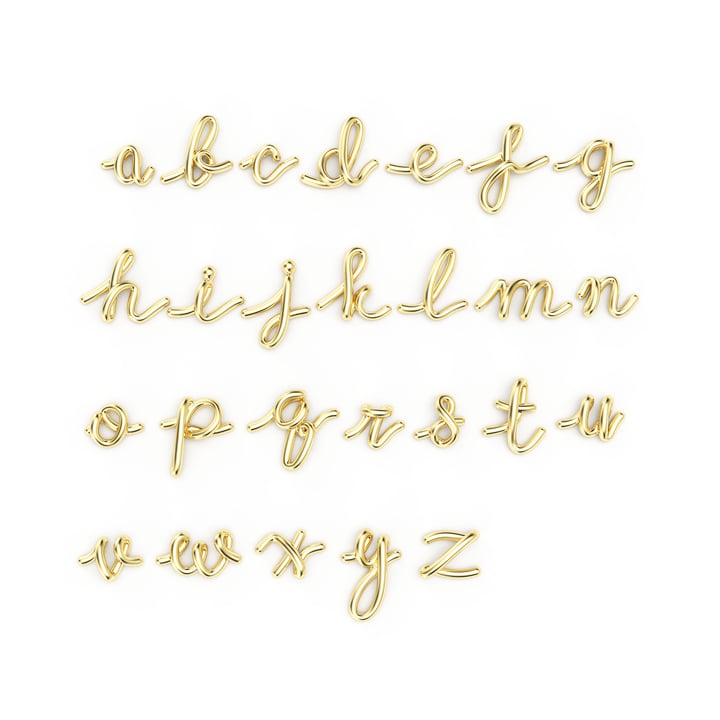 Calligraphy Name Personalised Ring in Sterling Silver