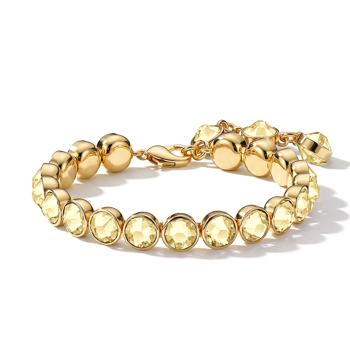 Signature Tennis Bracelet Jonquil Gold Plated