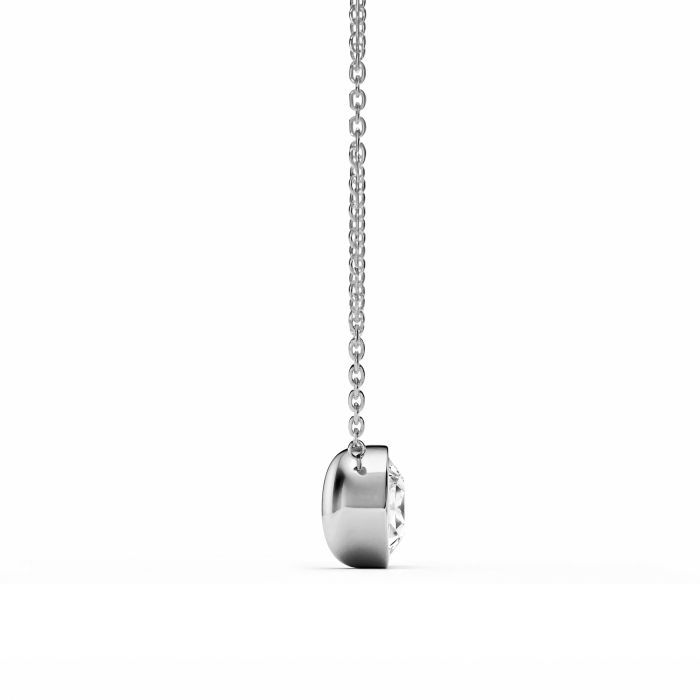 Bella 4 Carat Necklace Clear Crystal Rhodium Plated