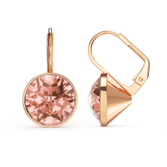 Bella Earrings with Carat Vintage Rose Crystals Earrings