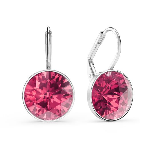 Bella Earrings with Carat Rose Crystals Earrings Swarovski