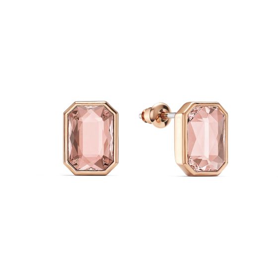 Rose gold swarovski studs sales
