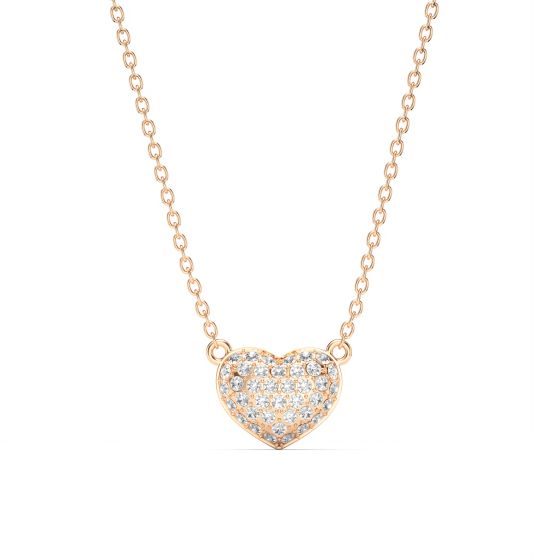 Swarovski Crystal Necklace Rose Gold Idyllia Y Pendant, Crystal