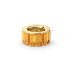 Eternity Magnetic Wine Charm with Topaz Crystals Gold Plated