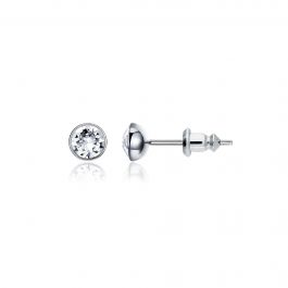Signature Stud Earrings with Carat Clear Swarovski Crystals 3 Sizes ...