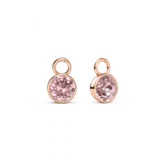 Bella 1 Carat Mix Charms with Vintage Rose Crystals Rose Gold Plated