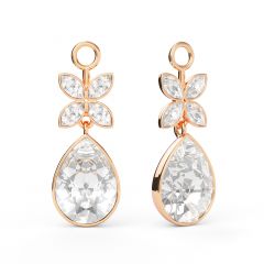 Victoria Teardrop Drop Mix Charms Rose Gold Plated