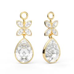 Victoria Teardrop Drop Mix Charms Gold Plated