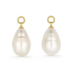 Baroque Freshwater Pearl Mix Charms Freshwater Pearl Gold Plated
