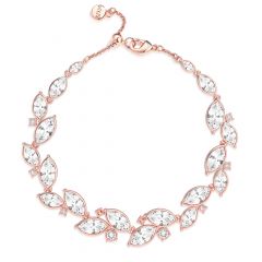 Paloma Bracelet with Swarovski Crystals Rose Gold Plated
