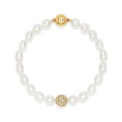 Serenity Freshwater Pearl Bracelet Freshwater Pearl Gold Plated