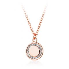Cosmos Pendant with Swarovski® Crystal Rose Gold Plated
