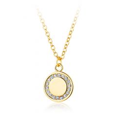 Cosmos Pendant with Swarovski® Crystal Gold Plated