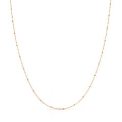 Droplet Carrier Necklace Rose Gold Plated