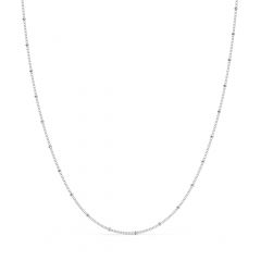 Droplet Carrier Necklace Silver Plated