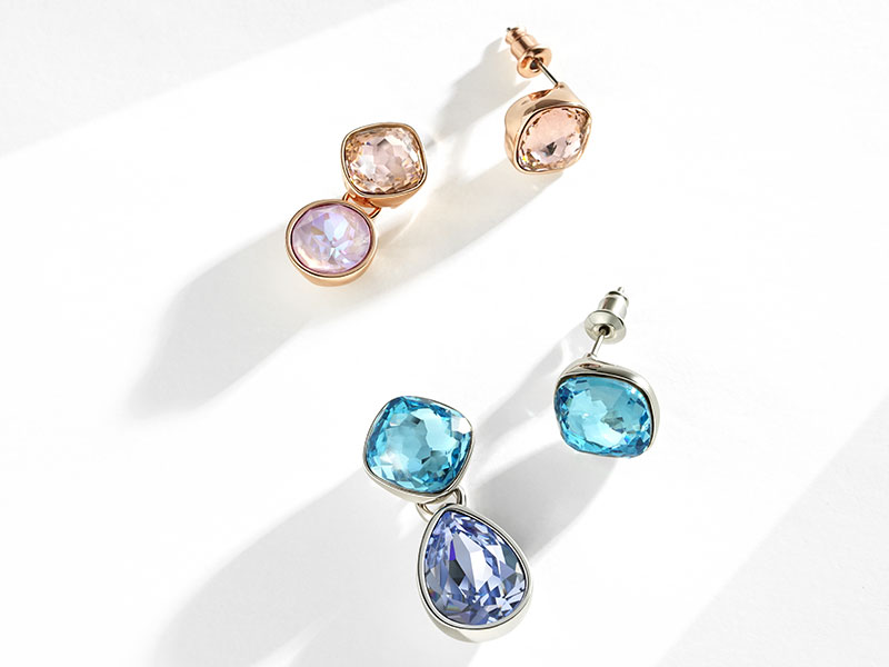Cushion Statement Mix Carrier Earrings