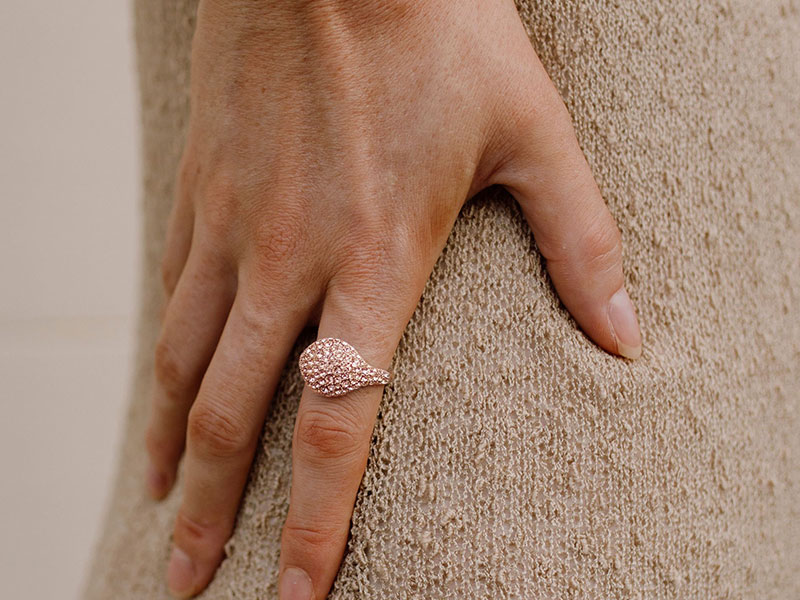 wearing-rose-gold-pave-pink-crystal-ring-myjewellerystory