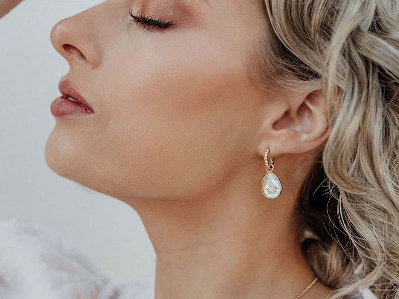 wearing-teardrop-mix-charms-earrings-jewellery-myjewellerystory